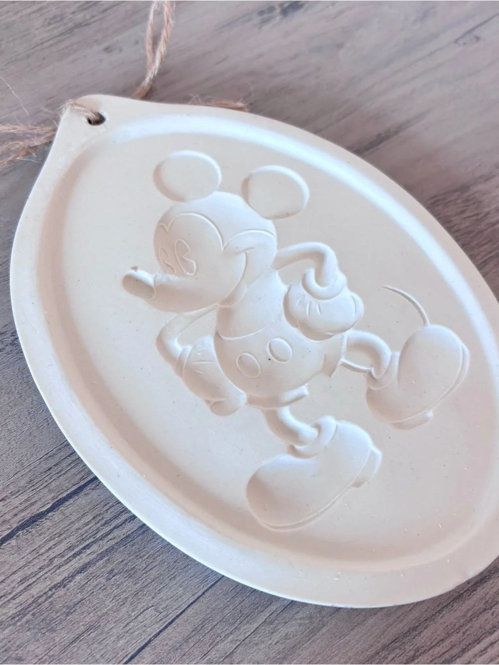 Vintage 1990s Disney Mickey Mouse & Co. Ceramic Cookie Flip Mold and Wall Plaque